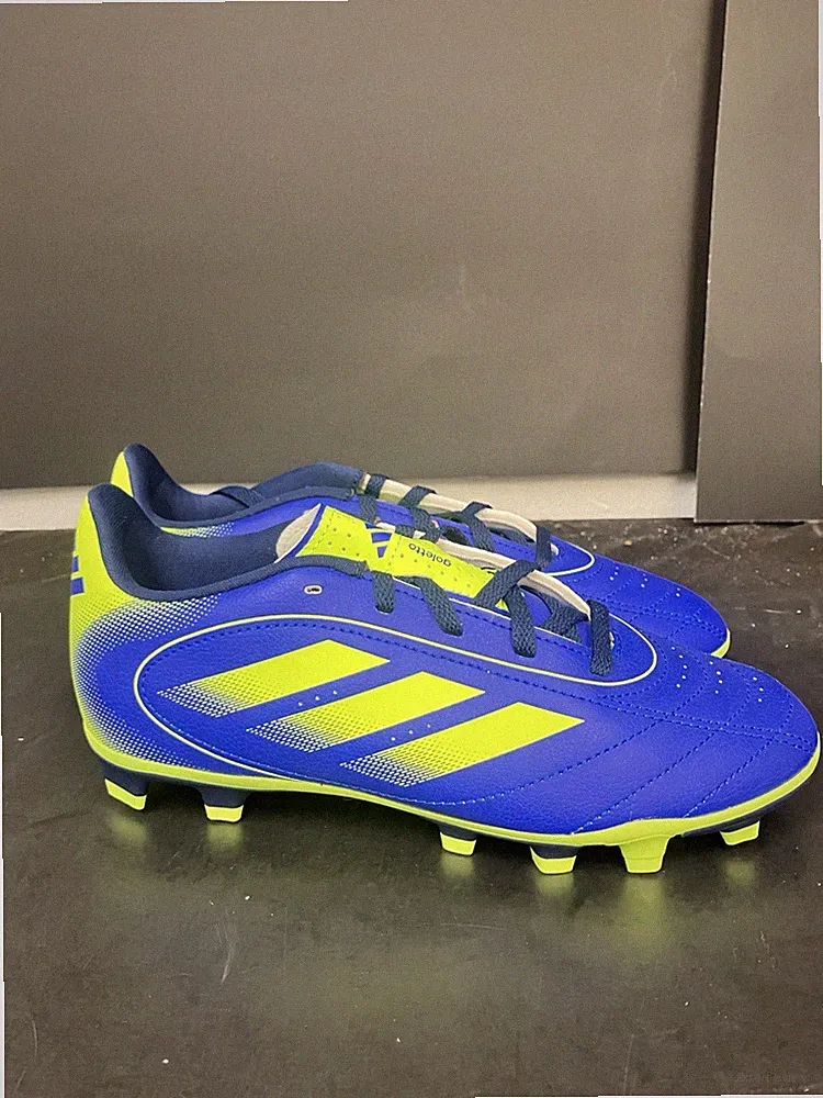 Adidas Goletto IX FG/MG Youth Soccer Cleats Blue Green Size 4.5 NWOB (dk099)