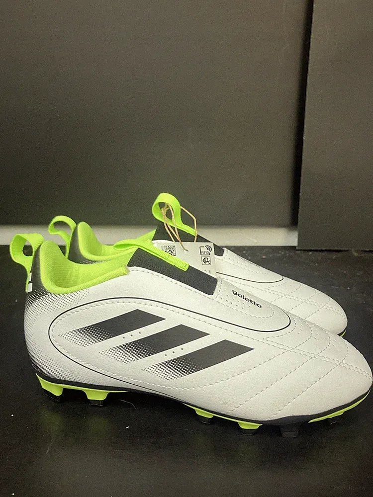 Adidas Goletto IX FG/MG Youth Soccer Cleats Green/white Size 13K NWOB (dk100)