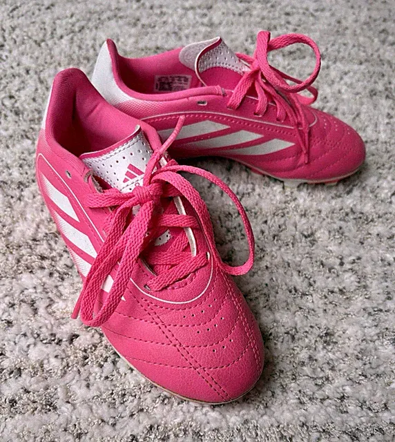 adidas Goletto IX Girls Soccer Cleats (Pink, US Size 12K)