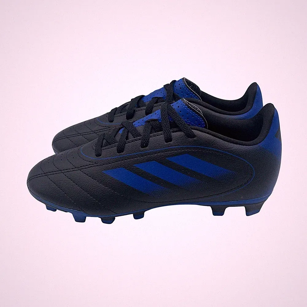 Adidas Goletto IX Soccer Cleats Blue Black FG Youth Kids 3
