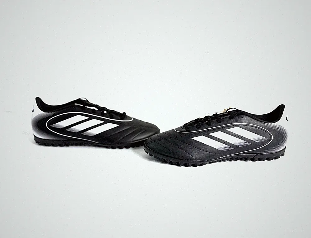 Adidas Goletto IX TF Artificial Turf Soccer Cleats Black White Men 11 IH0083