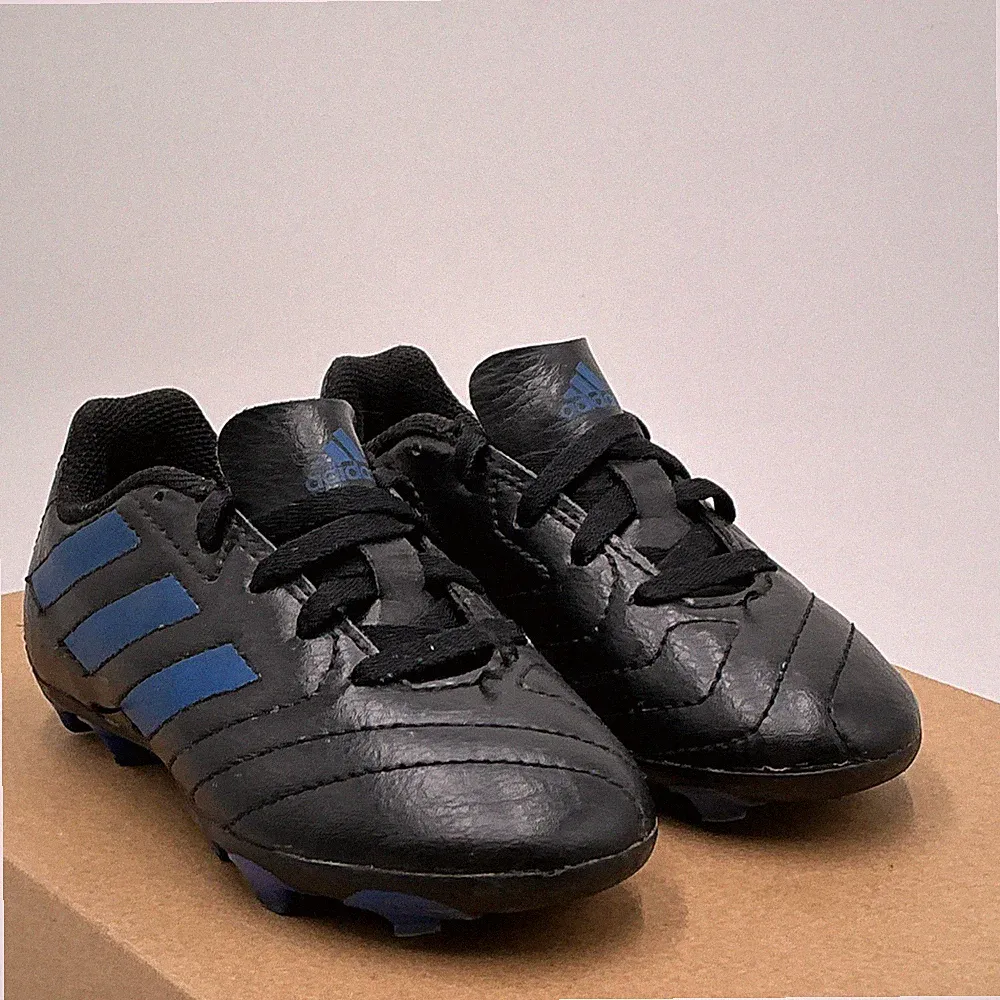 Adidas Goletto Kids US 10 Black Royal Blue Firm Ground Soccer Cleats Ebay5221