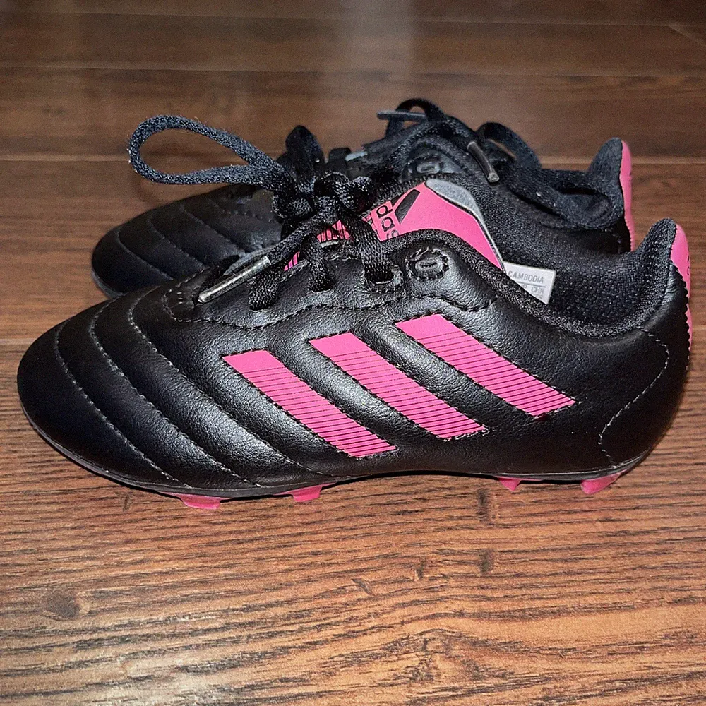 Adidas Goletto Soccer Cleats Girls Kids 12 12K Pink/Black Shoes SGC 753002