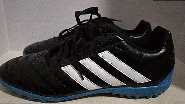 Adidas Goletto V TF Soccer Turf Cleats Size 13 Black/Blue