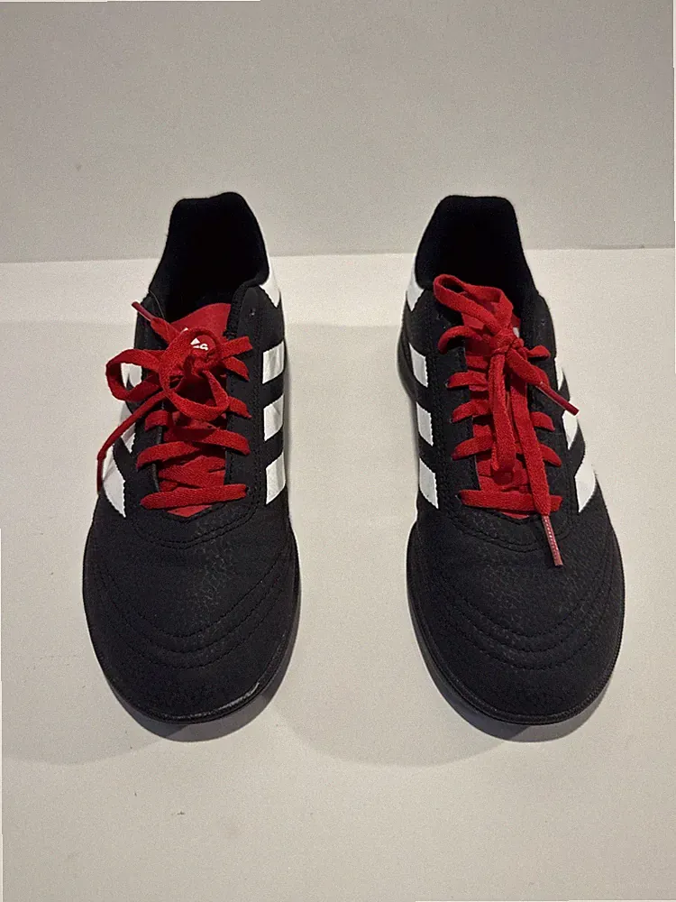 Adidas Goletto VI FG Unisex Kids Soccer Cleats Black/Red Size 6 Boy/Girl