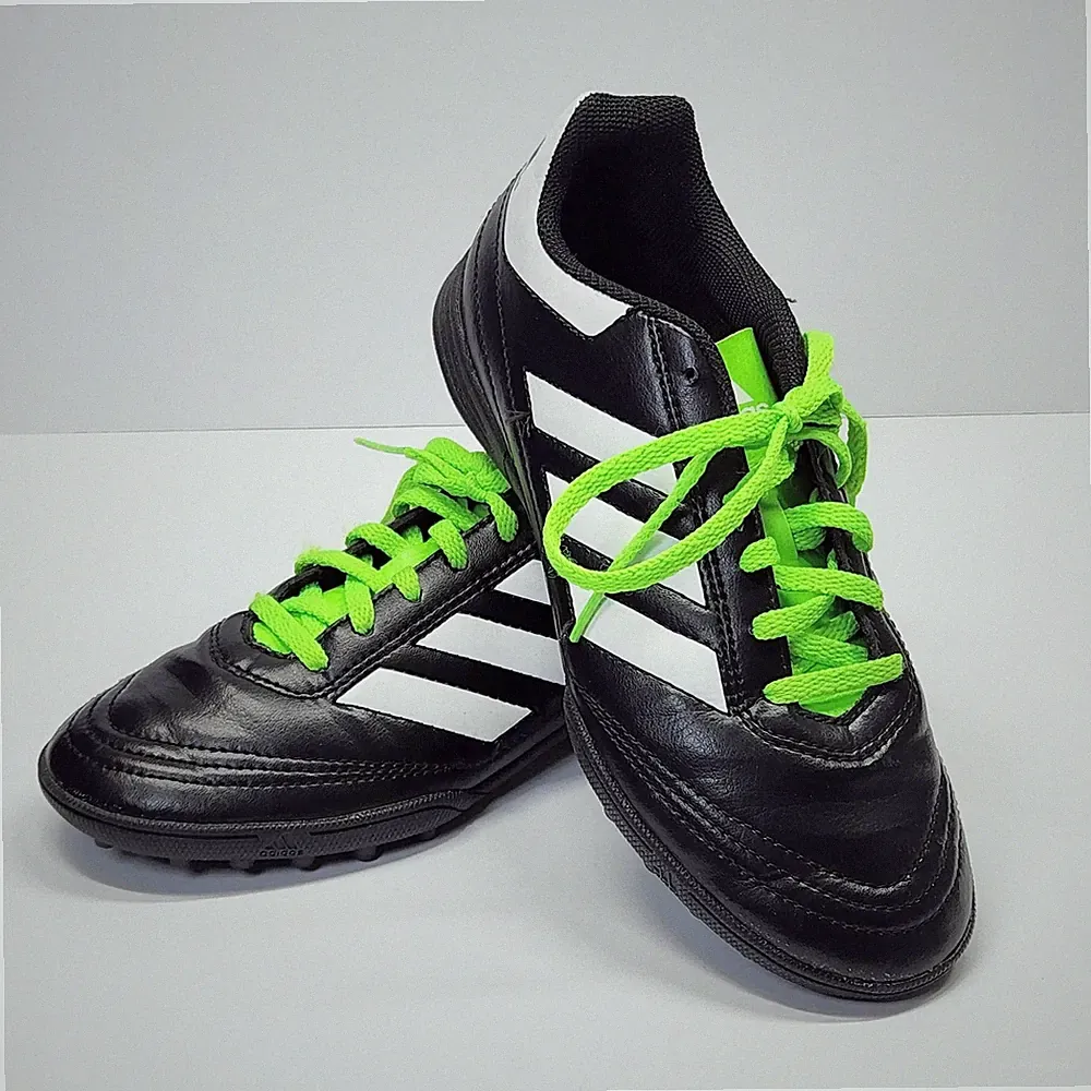 Adidas Goletto VI TF Soccer Shoes Mens/Youth Size 4.5 Black Turf Cleats BB4837