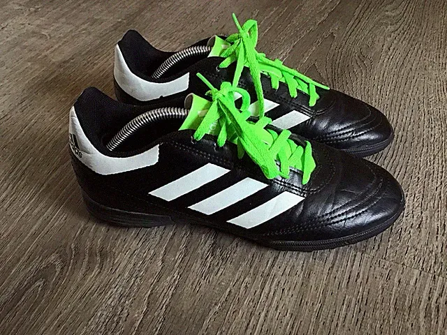 Adidas Goletto VI TF Soccer Shoes Youth Size 5.5 Black Turf Cleats BB4837