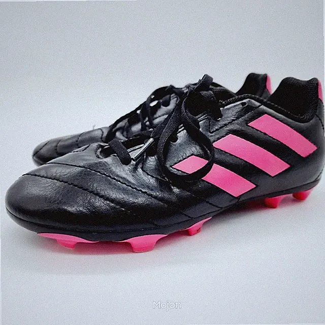 adidas Goletto VII FG Junior Soccer Cleats Girls Boys Kids Black Pink Size 2