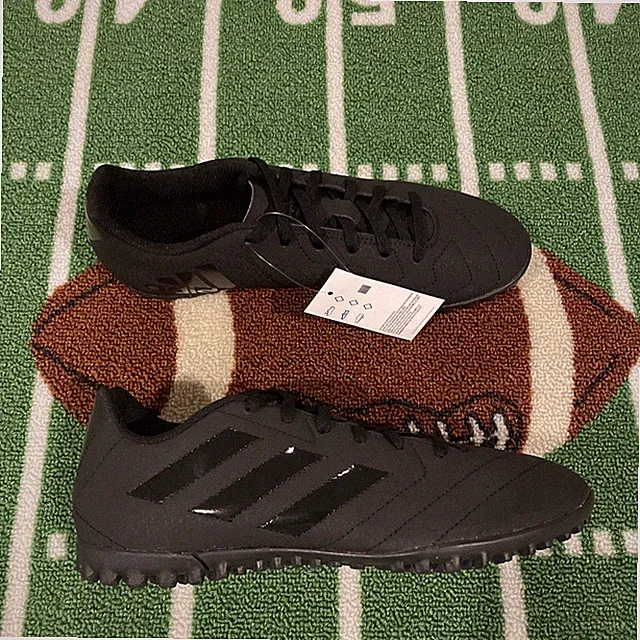 adidas Goletto VII TF Turf Soccer Cleats Shoes Black FV8706 Men’s Size 8