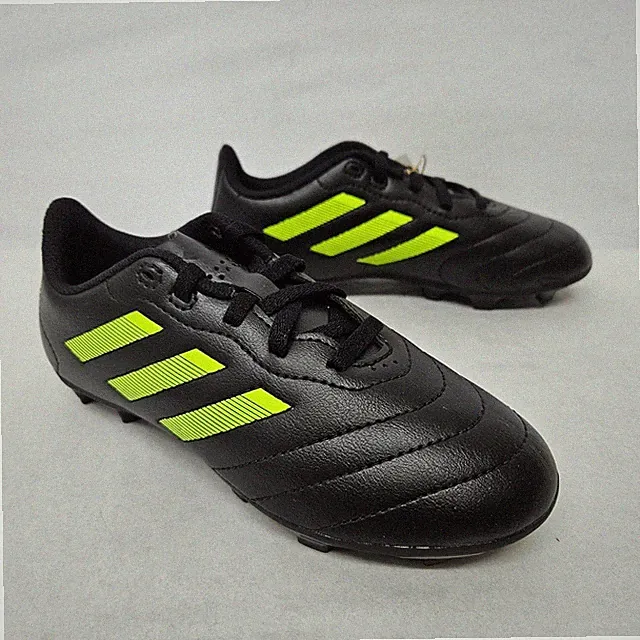 Adidas Goletto VIII 8 FG Soccer Cleats ID6101 Black Lucid Lemon Kids' Size 1