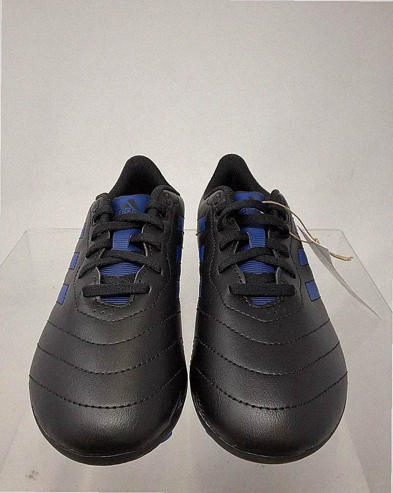 Adidas Goletto VIII FG J Kids Soccer Cleats Black Blue Size 4.5 NWT
