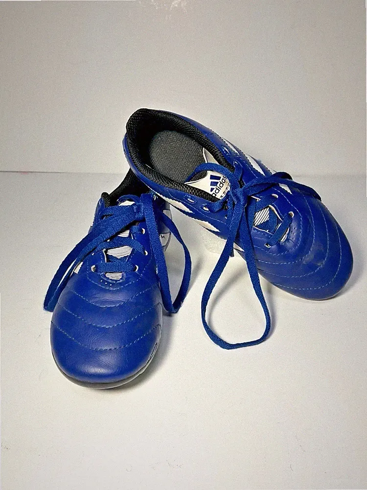 Adidas Goletto VIII FG J Kids Soccer Cleats Royal Blue/White Size 13.5 UK