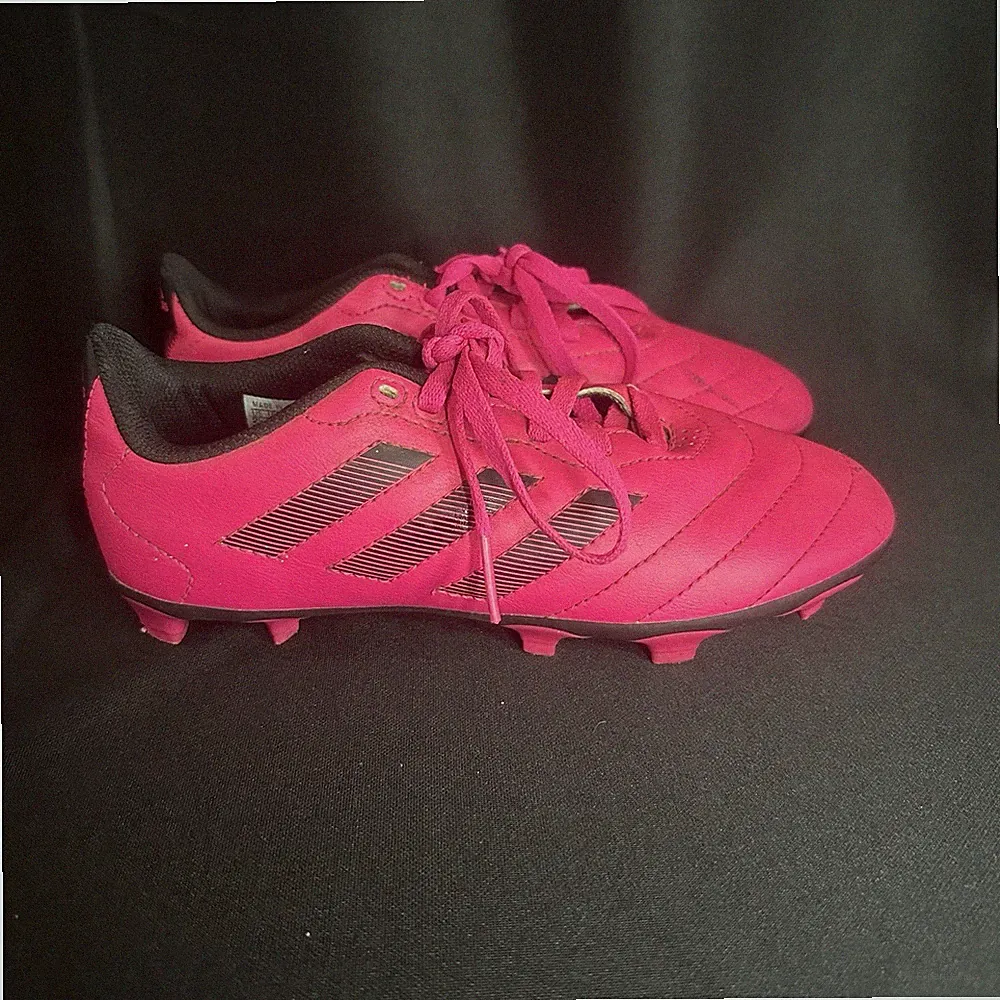 Adidas Goletto VIII FG J Pink & Black Soccer Cleats GW6163 Kids Youth Size 2 1/2