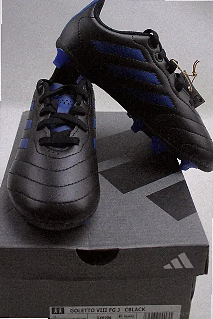 Adidas Goletto VIII FG J Soccer Cleats GX6906 Kids Size 12.5K Preowned