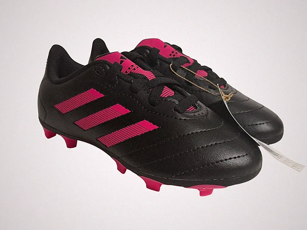 Adidas Goletto VIII FG J Soccer Cleats GX6907 Size 11.5 K Kids NIB Black Pink