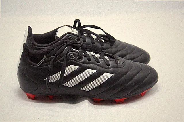 Adidas Goletto VIII FG J Soccer Cleats Mens Size 6 Black Leather Shoes GX7793