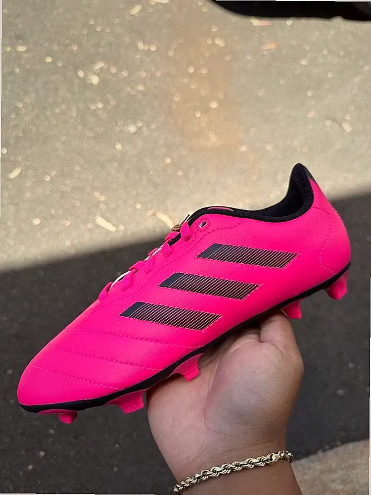 Adidas Goletto VIII FG J Soccer Cleats Pink Black Kids Shoes GW6163 *MANY SIZES*