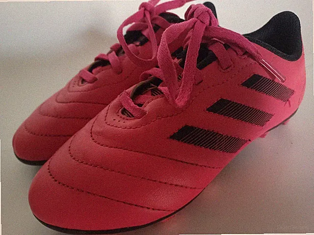 Adidas Goletto VIII FG J Youth Girls Soccer Cleats Pink GW6163 Size 1 USA