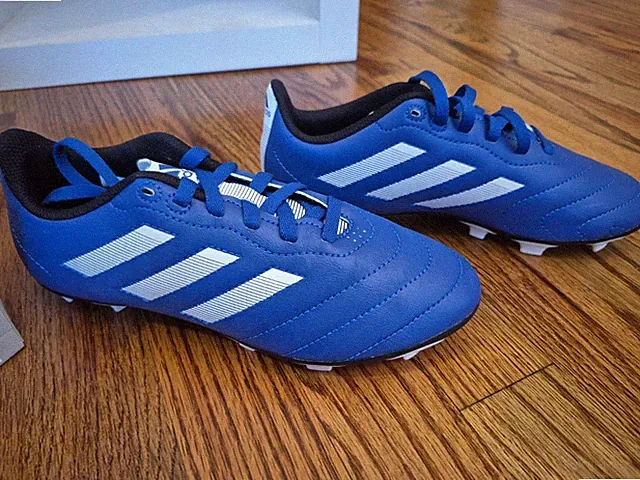 Adidas Goletto VIII FG J Youth Soccer Cleats Royal GW6162 Size 3.5