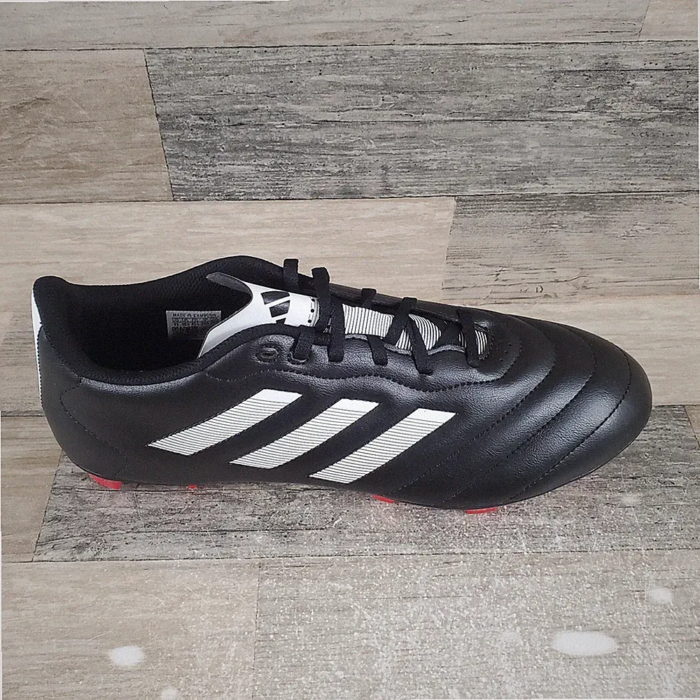 Adidas Goletto VIII FG Mens Shoes Sz 11 Black Pink Leather Lace-Up Soccer Cleats