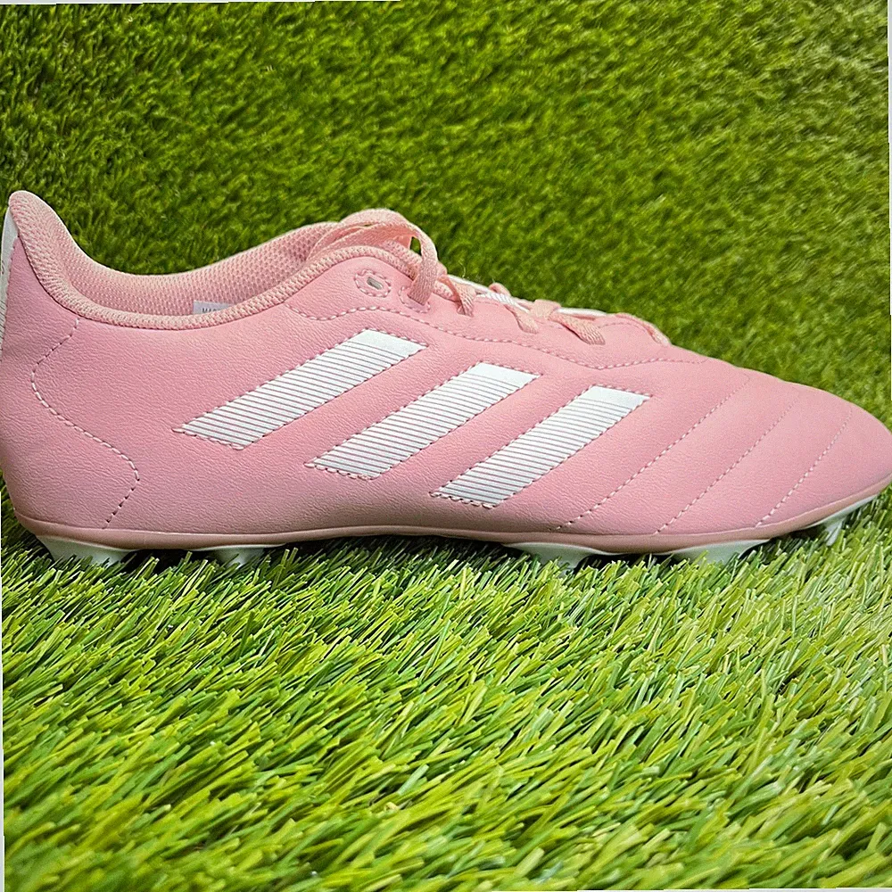 Adidas Goletto VIII FG Mens Size 10 Pink White Running Leather Soccer Cleats
