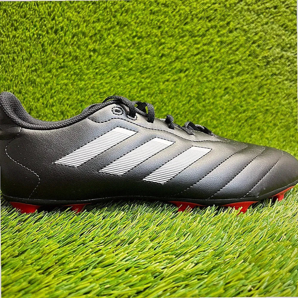 Adidas Goletto VIII FG Mens Size 11.5 Black White Running Leather Soccer Cleats