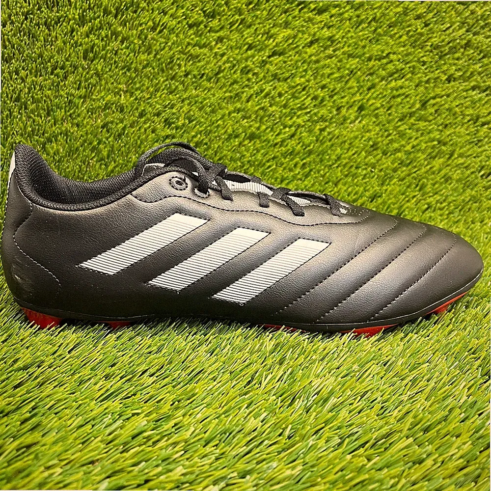 Adidas Goletto VIII FG Mens Size 13 Black White Running Leather Soccer Cleats