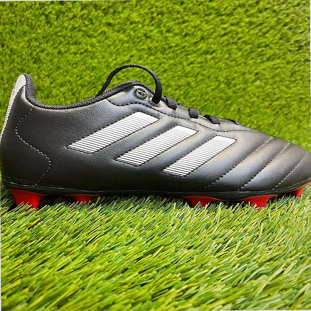 Adidas Goletto VIII FG Mens Size 7 Black White Running Leather Soccer Cleats