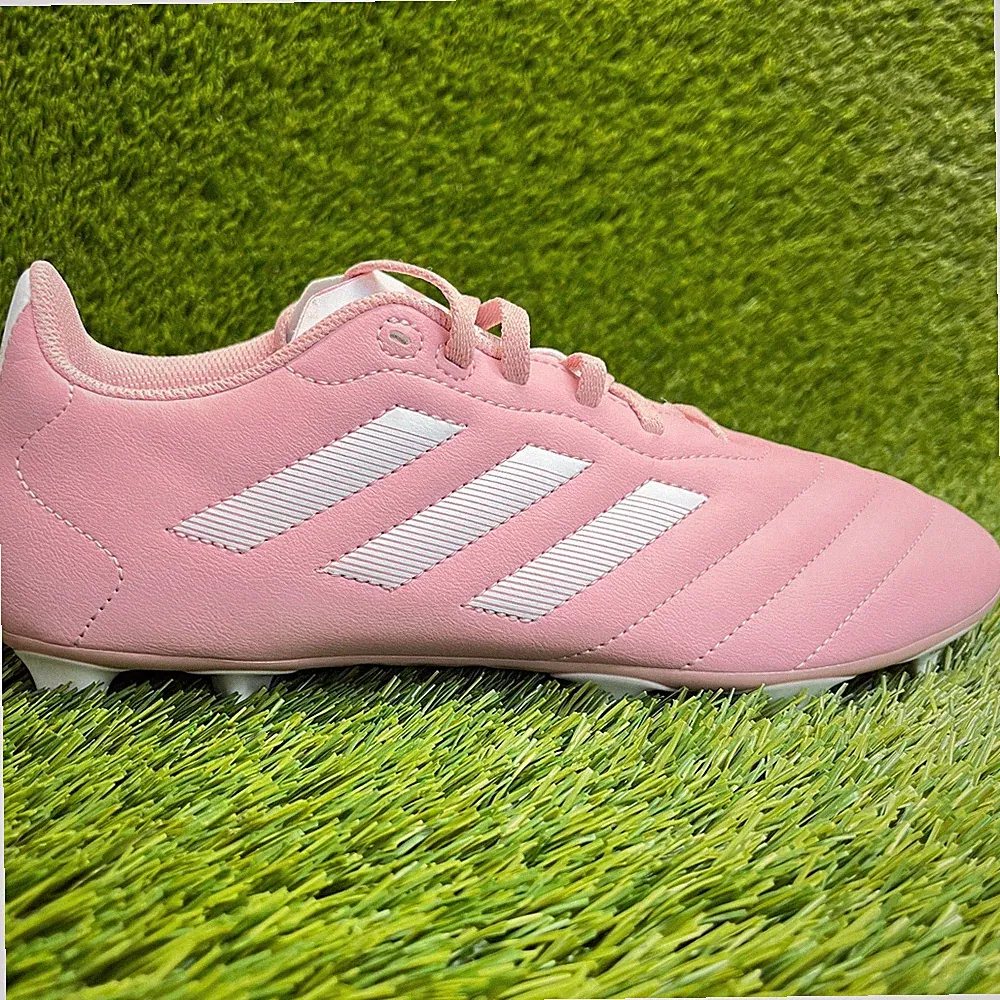 Adidas Goletto VIII FG Mens Size 9.5 Pink White Running Leather Soccer Cleats