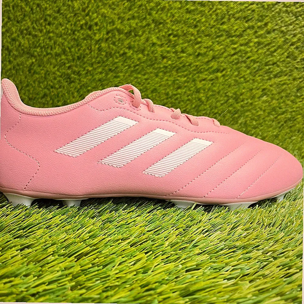 Adidas Goletto VIII FG Mens Size 9.5 Pink White Running Leather Soccer Cleats