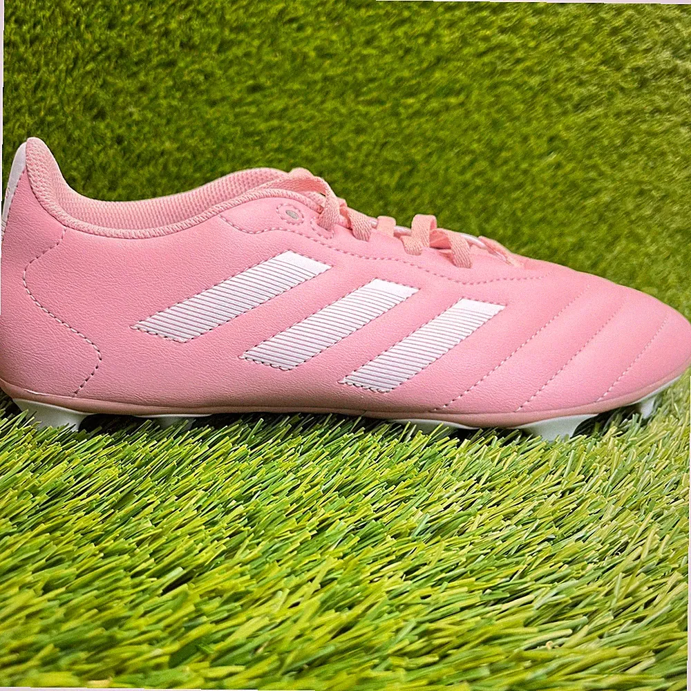 Adidas Goletto VIII FG Mens Size 9 Pink White Running Leather Soccer Cleats