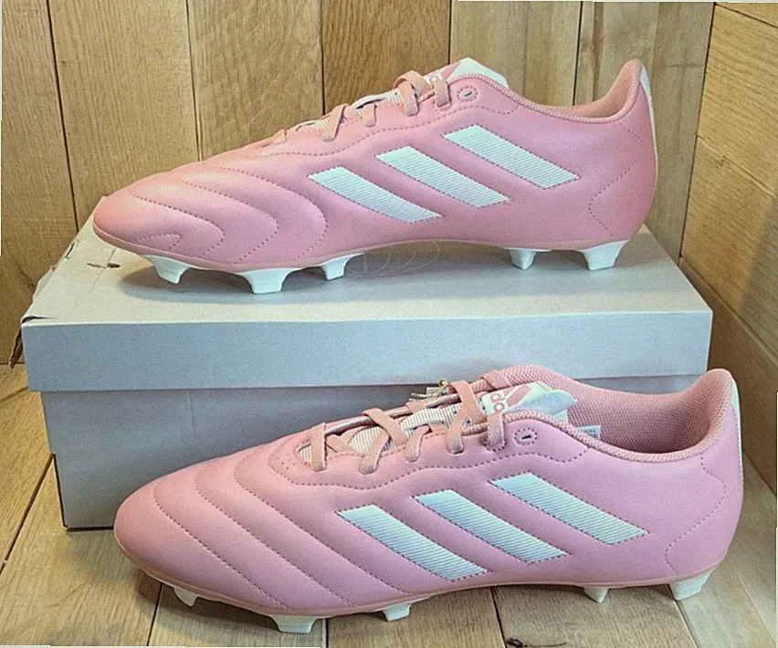 Adidas Goletto VIII FG Soccer Cleats Men's Size 13/Wmn 14 Pink White GW6164 New