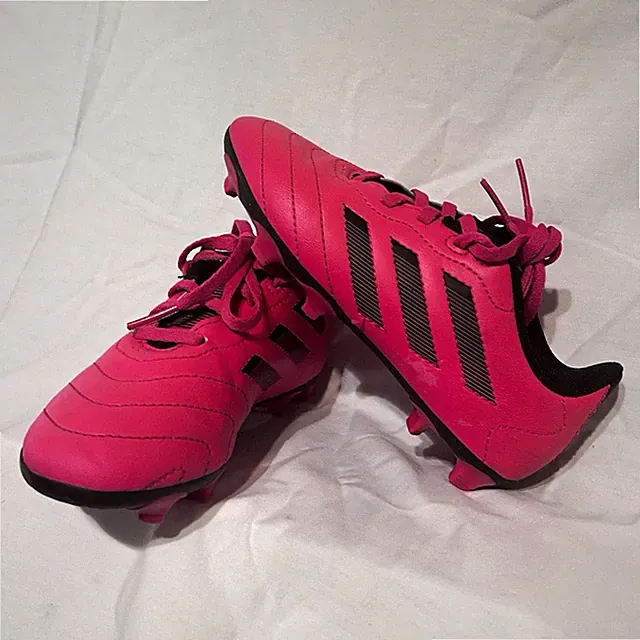 Adidas Goletto VIII Firm Ground, Pink black Soccer Cleats Girls Size 13K