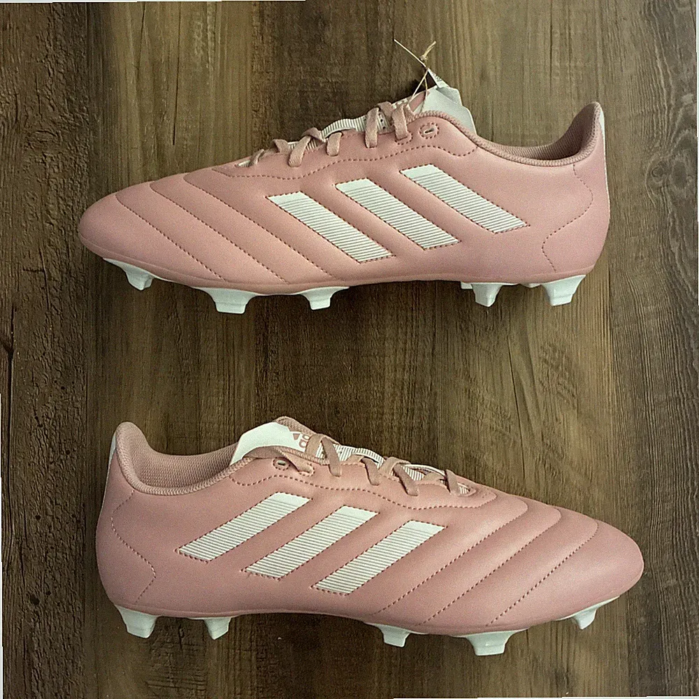 Adidas Goletto VIII GW6164 Men Size 13 Pink White Firm Ground Soccer Cleats