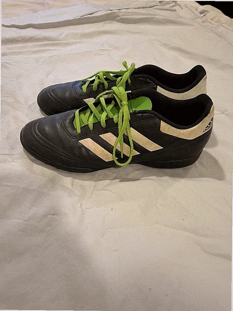 Adidas Goletto VIII TF Mens US 10 Soccer Turf Cleats Black White w/ Box