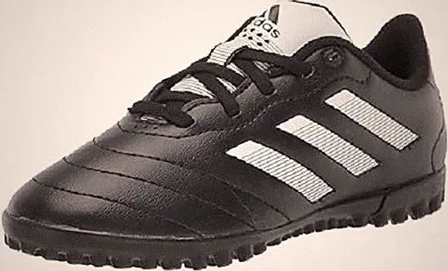 Adidas Goletto VIII TF Turf Soccer Cleats Shoes Black White Unisex-Adult Size 11