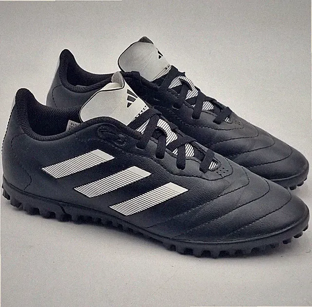 Adidas Goletto VIII Youth Kids Turf Soccer Shoes US Size 4 Black White Indoor