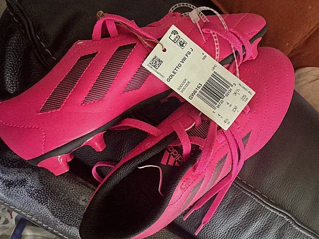 adidas Goletto Youth Soccer Cleats FG Pink US Size 4.5 Goletto Series