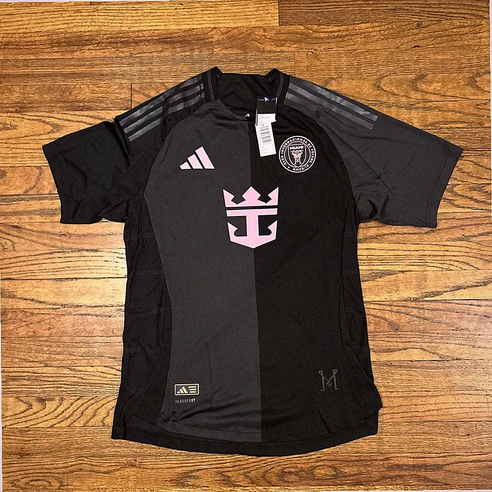 Adidas Inter Miami CF Authentic MLS Soccer Jersey Black Pink Women’s XXL