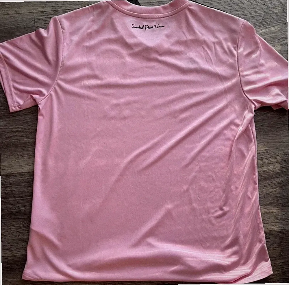 adidas Inter Miami CF MLS Women’s Pink/Black Soccer Jersey, Size L