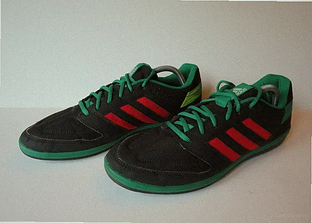 Adidas Janeirinha Mexico Indoor Soccer Shoe Men’s Sz 11 Black/Red/Green
