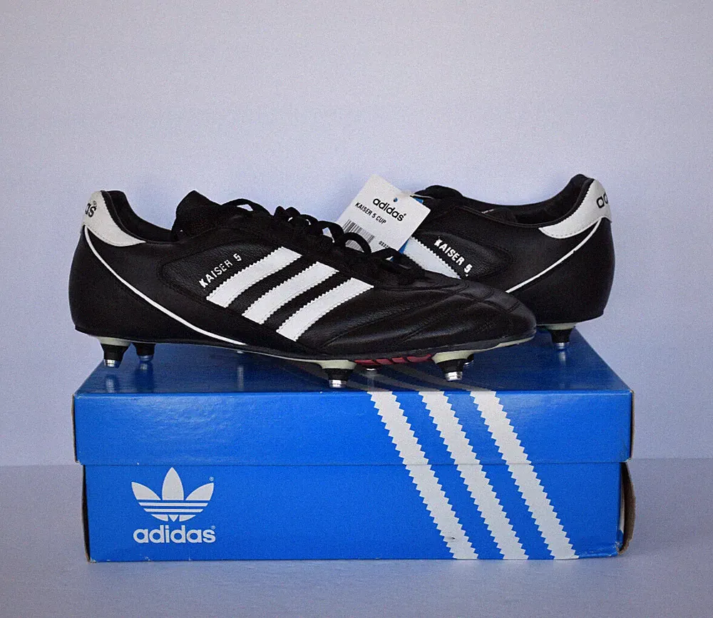 Adidas Kaiser 5 Cup SG Black Soccer Cleats 033200 Size 12.5 Vintage 2003