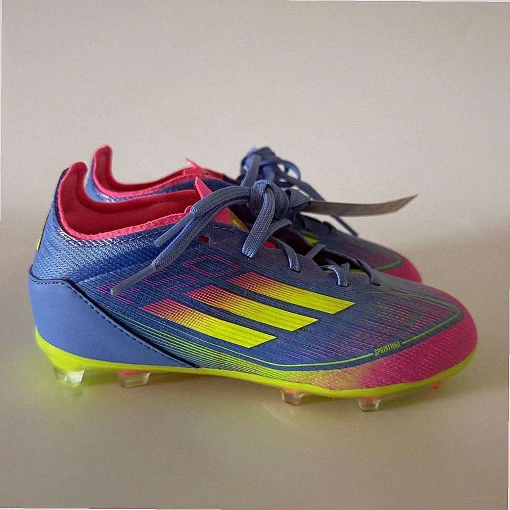 adidas Kids 12.5K F50 Elite FG Junior Soccer Cleats Blue Fusion IE1306 NEW