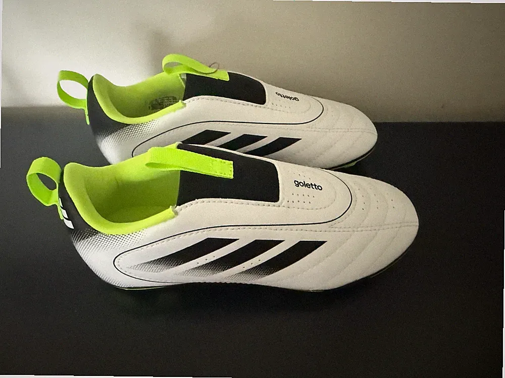 Adidas Kids' Goletto IX Laceless FG/MG Soccer Cleats Size 13.5