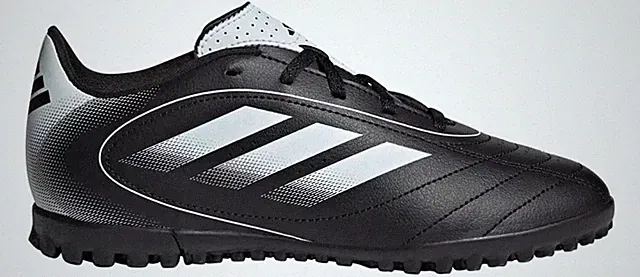 Adidas Kids' Goletto IX Turf Soccer Cleats Black/White Size 13 1/2 K