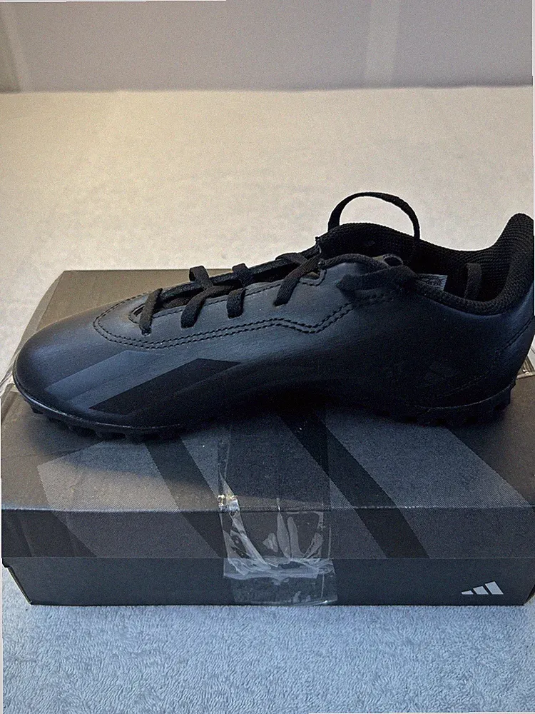 Adidas Kids Size 6 X Crazyfast.4 Turf TF Black Soccer Shoes Cleats NEW in Box