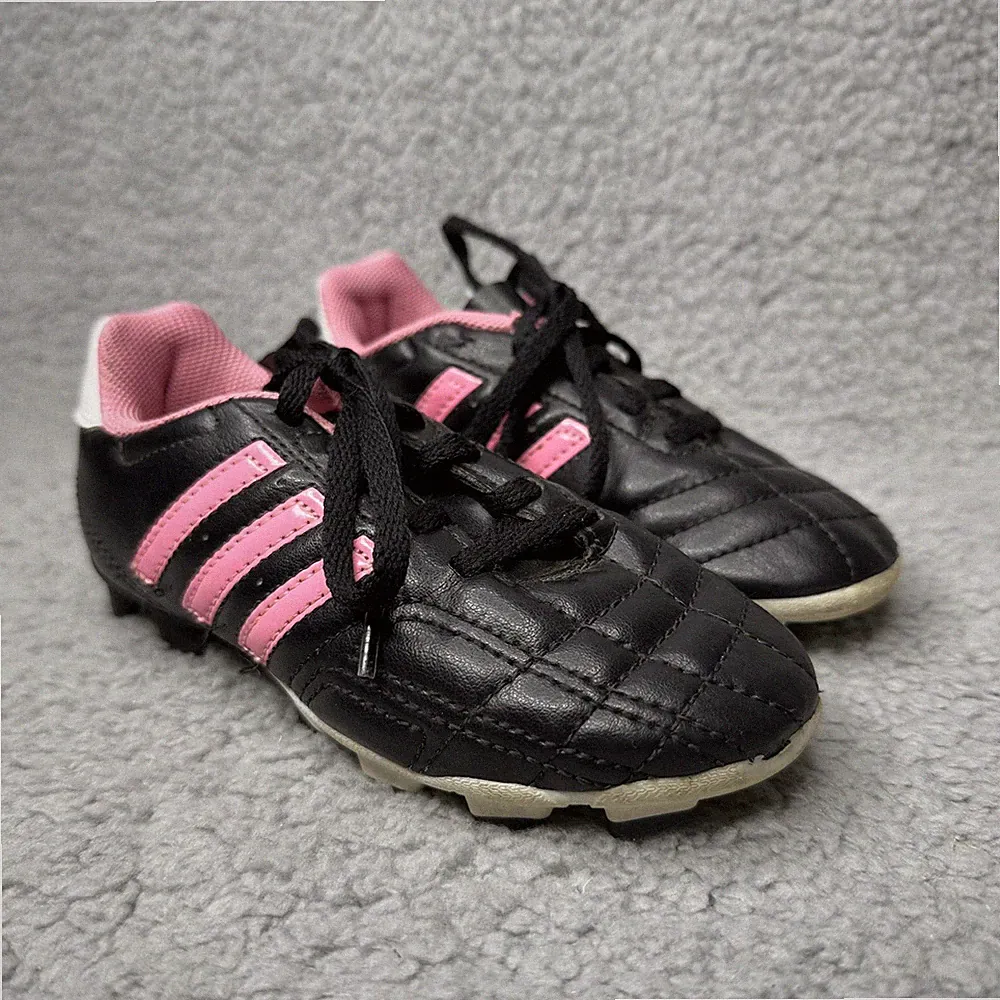 Adidas Kids Soccer Cleats Black Pink SGC 753002 ART G65054 Little Kids Size 11.5