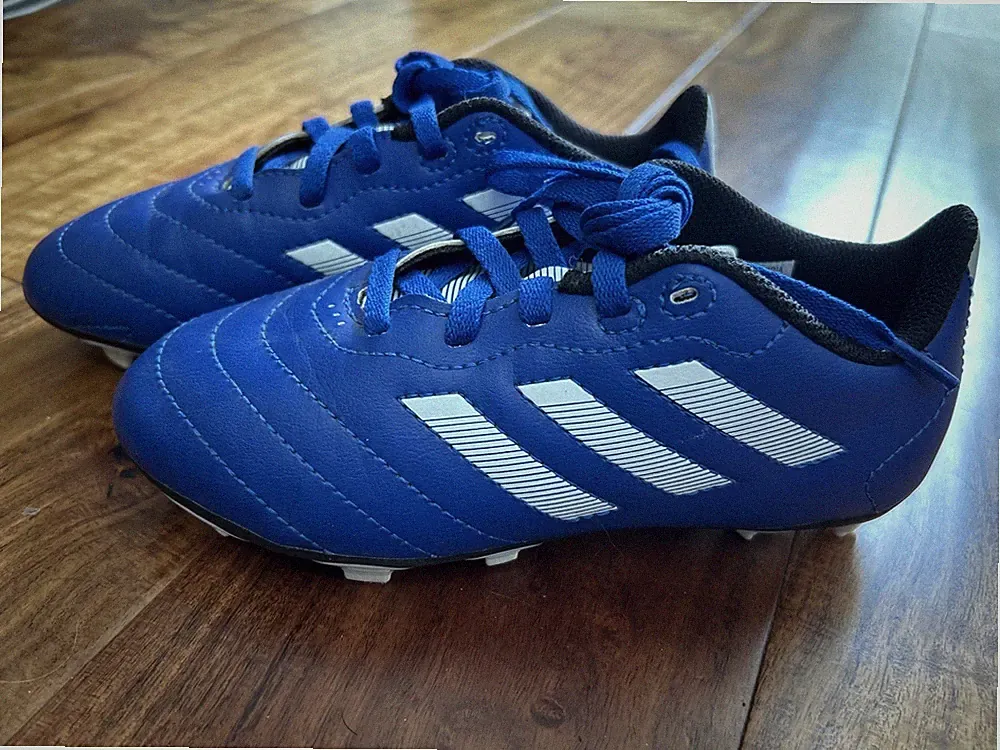 adidas Kids Soccer Cleats Size US 13K Blue