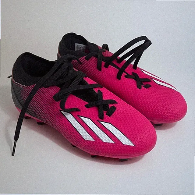 Adidas Kids Soccer Cleats Speedportal.3 Pink Black Size 1 FG Youth