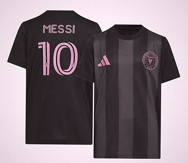 adidas Lionel Messi Black Pink #10 Soccer Jersey Women’s Large NWT